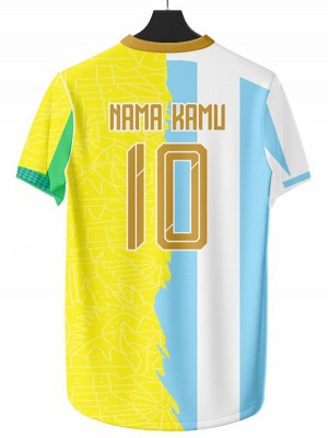 Argentina x Brazil maillot spécial Nama Kamu 10 uniforme de football pour adulte vêtements de sport pour hommes kit de football hauts chemise 2025-2026